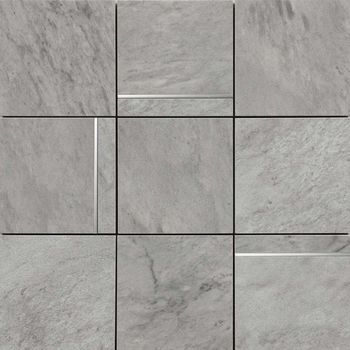 D.Bardiglio Grey Mosaic 30x30